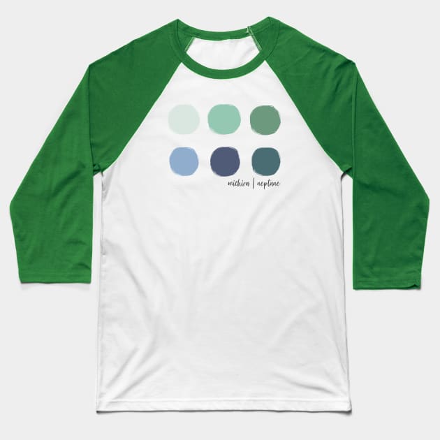 Color Palette 3 Baseball T-Shirt by littlemoondance